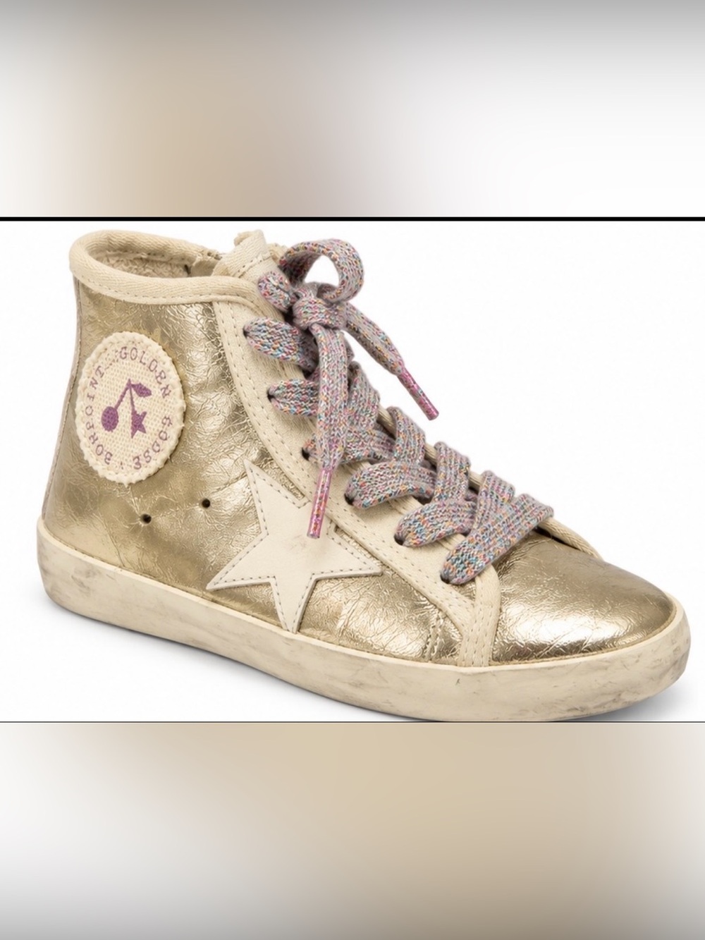 Kids High top golden goose